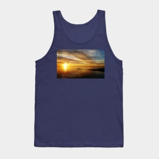 Golden Sunset at Brighton Beach Tank Top